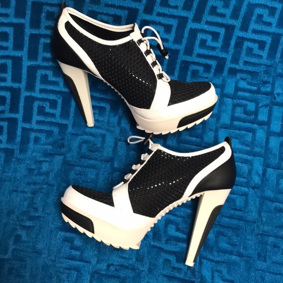 heeled white sneakers